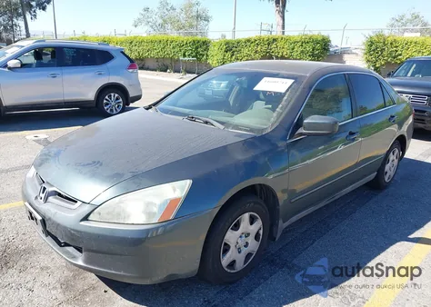 2005 Honda Accord 2.4 Lx z USA, uszkodzony, nr VIN 1HGCM56445A085078